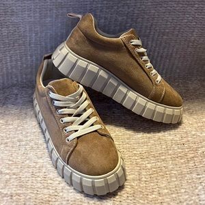 Suede Platform Sneakers